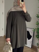 Beli Lastikli Kavin Tunik Standart 38 -44 Beden Arası Uyumlu - Görsel 5
