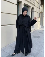 Tesettür Kap Suare Krep Kap Modern ve Pratik Şıklık - Soğan Kabuğu